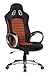 Produktbild Amstyle Bürostuhl Racer Gaming Chefsessel mit Armlehne gepolstert Racer Sport-Sitz Drehstuhl Kopfstütze Race Schreibtischstuhl Gamer Design Modern Drehsessel Racing caramel