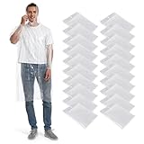 Opret 20 Pack Rain Ponchos, Disposable Emergency Ponchos Bulk Unisex Waterproof Raincoat for Adults with Drawstring Hood