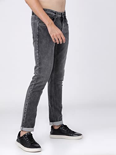 Image of KETCH Mens Black Slim Fit Jeans