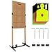 Highwild Adjustable Target Stand Base for Paper Shooting Targets Cardboard Silhouette - H Shape - USPSA/IPSC - IDPA Practice - Upgraded Version (1 Pack)