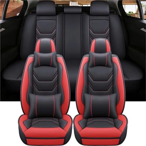 Housses de siège de voiture universelles, protection premium rouge pour Eclipse Cross