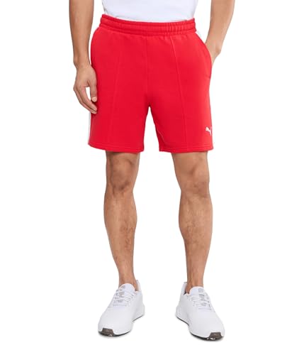 Puma, Men's, T7 Relaxed Shorts, for All Time Red, Size: Small, Inseam: 7