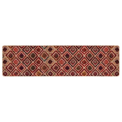 Tapis de couloir 100x450 cm polyester PVC antidérapant doux lavable Marsa - 2