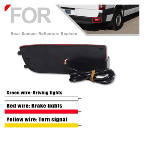 Clignotants antibrouillard Sprinter 2007-2017 avec feux de freinage