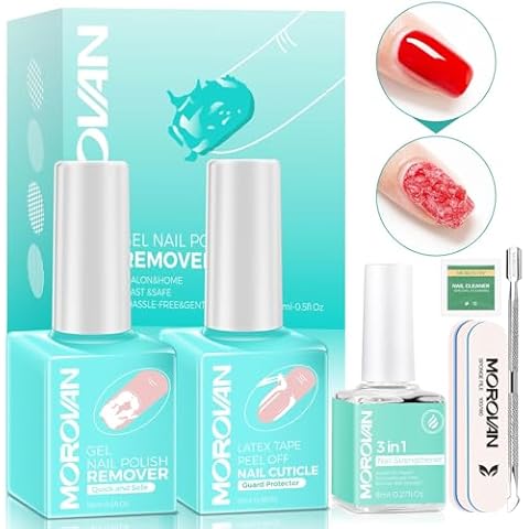 Morovan Gel Nail Polish Remover Kit Cover