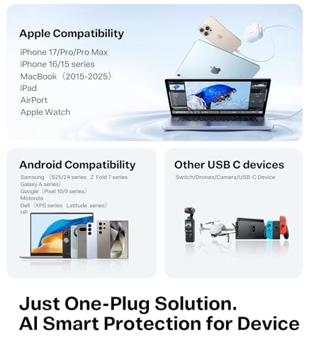 iPhone 17 67W Charger with Battery Protection and Retractable USB-C Cable and Case - Buy Together to Save 15% - image 7