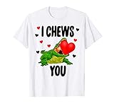 Photo Gallery i chew you alligator tee shirts funny women valentine gifts maglietta Photo Gallery i chew you alligator tee shirts funny women valentine gifts maglietta