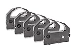 5x Farbband, Nylonband für Ihren Nadeldrucker oder Bondrucker passend für Epson LQ 680, LQ 680 Pro, LQ 860, LQ 860 Plus, VP 3000