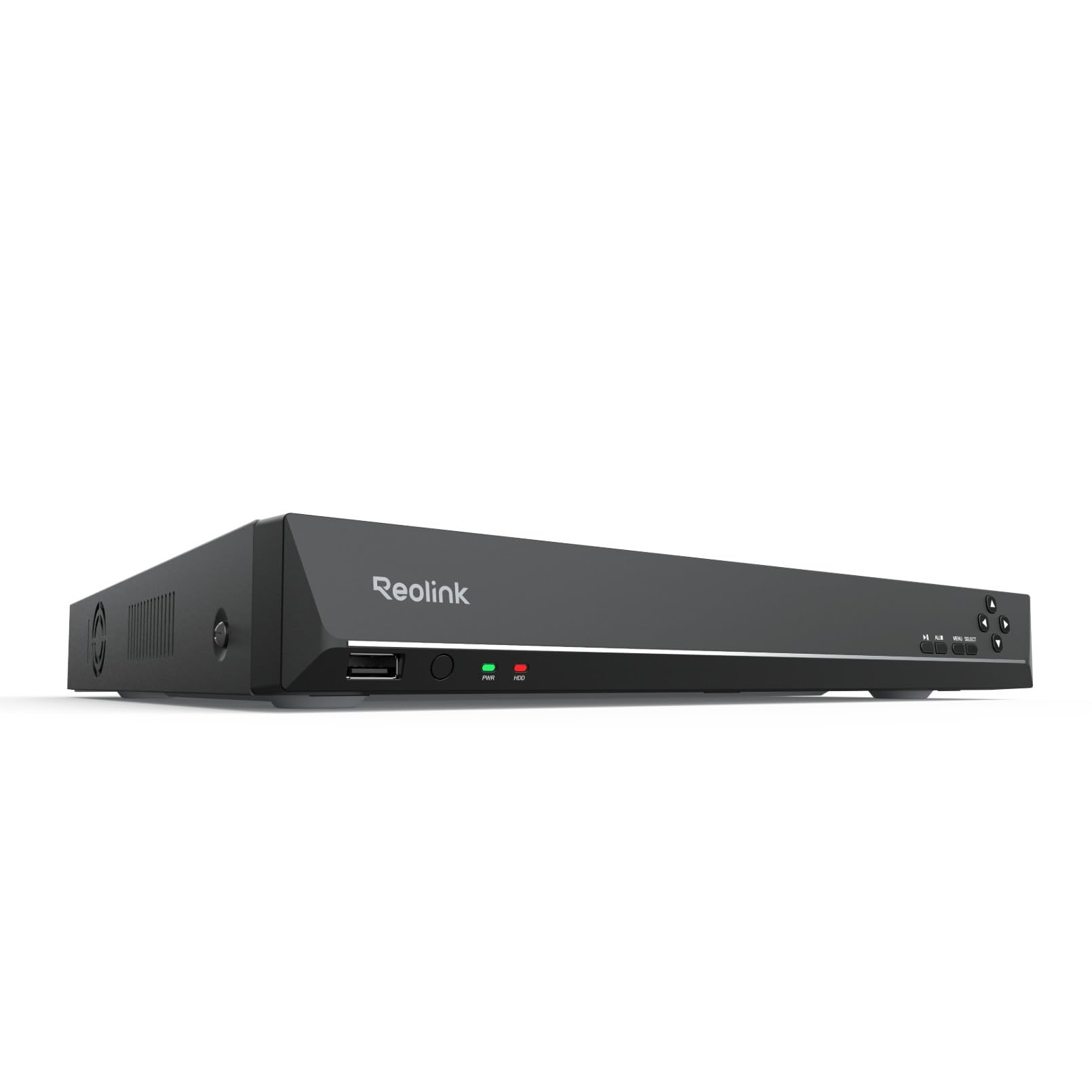 Reolink36 Channel NVR for Security Camera, 3 HDD Bays, Support 16MP/4K/5MP/4MP Home CCTV Systems, 24/7 Surveillance Recording, Integrated O/I Alarm, RLN36 (No HDD Included)