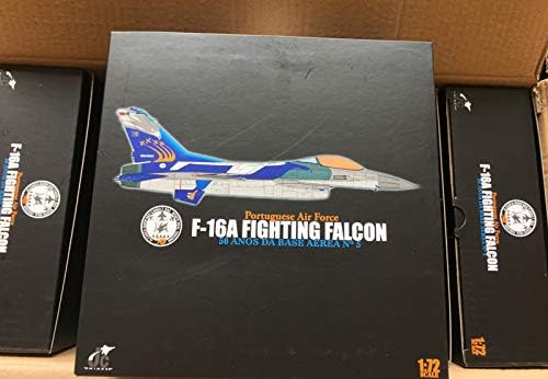 Miniatura 7 de F-16A F16 Fighting Falcon Fuerza Aérea Portuguesa 50 Aniversario Pintura 1/72 Diecast Modelo Avión