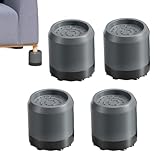 Ahuuen Waschmaschinen Anti Vibrations Pads - Anti Vibrations Pads mit Saugnapf - Stoppt Bewegungen 4 Stück Stabilisator Unterstützungsmatte für Waschmaschinen in der Küche