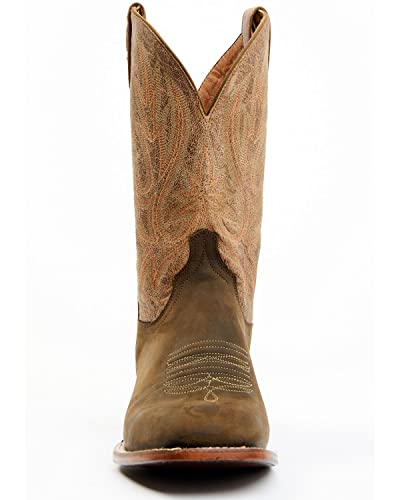 Lucchese Men's Gordon Western Boot Broad Square Toe Olive 10.5 D4