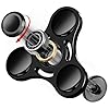 SCIONE 1PC Fidget Spinner in Metallo – Trottola ad Alta Velocità per Adulti & Bambini – Gioco Sensoriale Anti-Stress con Cuscinetti Rimovibili – Perfetto per Ufficio, Scuola & Regali (Nero) #4
