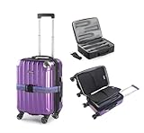 OenoTourer 6-Bottle Insulated Wine Suitcase - Travel & Airplane Safe, Purple