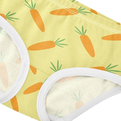 Little Girl Underwear Toddler Panties Kids Undies Carrot Soft Cotton Briefs 2T-8Y4