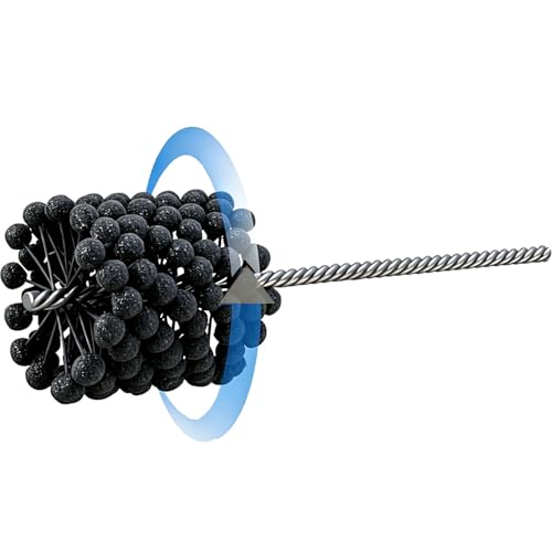3 (76.2mm) Flexible Cylinder Hone Tool 240 Grit Silicon Carbide Engine Brake Cylinder Deglazer & Bore Refinishing Brush Ball Abrasive for Honing Deburring & Cross-Hatching Use on 2.75-3inch Bore