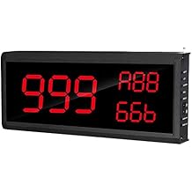 3-Number Big Display Wireless Calling Receiver Host Single Host