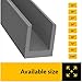 Brixwell DUC631BN Single Aluminum U-Channel 1/4