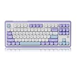 AK870 - Teclas MOA de conexión de modo triple, color morado, blanco y azul