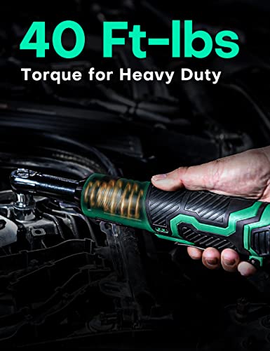 Kimo 20V Cordless Impact Wrench 1/2 Inch+3/8" Extended Electric Ratchet Wrench Set #TOP6