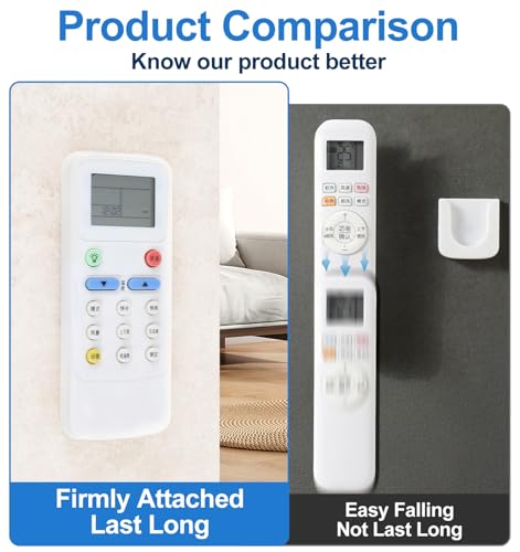 ValueBargain 10er Set Fernbedienung Halterung, Wandhalterung Fernbedienung Wand Magnetisch mit 360° Drehfunktion Ohne Bohren Universell, für TV Klimaanlage Weiß Kompakt Design Schlafzimmer Wohnzimmer