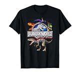 Jurassic World Evolved Dino Grid T-Rex Graphic T-Shirt