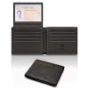 Travelambo Genuine Leather Wallet for Men with Gift Box – Handmade Bifold Stylish – Mens Wallets Rfid Blocking with 2 ID Windows