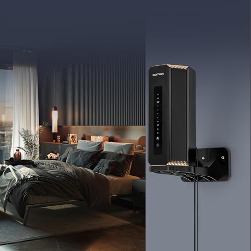 Image of XLTTYWL Wall Mount for Netgear Orbi & Nighthawk WiFi 7, Black, 1 Pack | Fits Nighthawk RS200 /280S /300 /500 /600 /700S & Orbi 370 /770 /870 /970, Durable ABS, Space-Saving Design, Secure Mount