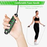 Jump Rope, Tangle-Free Skipping Rope Rapid Speed with Ball Bearings, Adjustable Jumping Rope for Workout, Fitness, Home Exercise