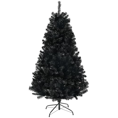 HOMCOM 6ft Unlit Artificial Christmas Tree with 1000 Tips