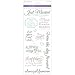 Multicraft Love & Marriage Clear Stickers-Wedding 1
