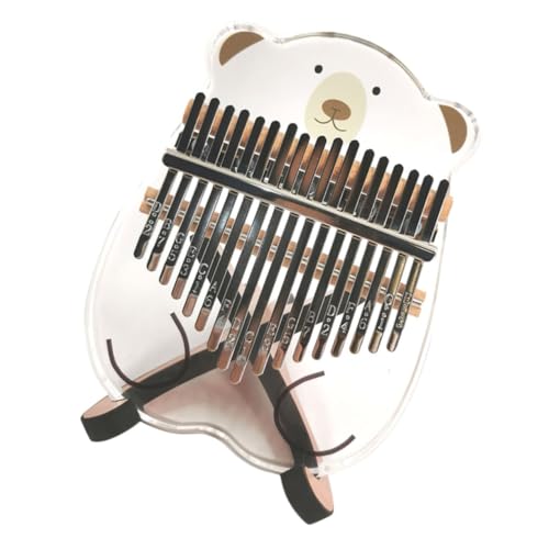 Kalimba chic acrylique Vaguelly pour apprendre la musique sans stress ni solfège