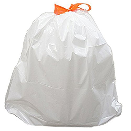 Image of iTouchless Tall 18 Gallon Trash Bags, Extra-Large Strong Bathroom Kitchen Garbage Can Bin Liners, for Rubbish Recycling Compost in the Home, Office, 40 Count, Clear