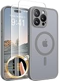 Magnetic for iPhone 16 Pro Case with Camera Control Button,Compatible with MagSafe,[Full Camera...