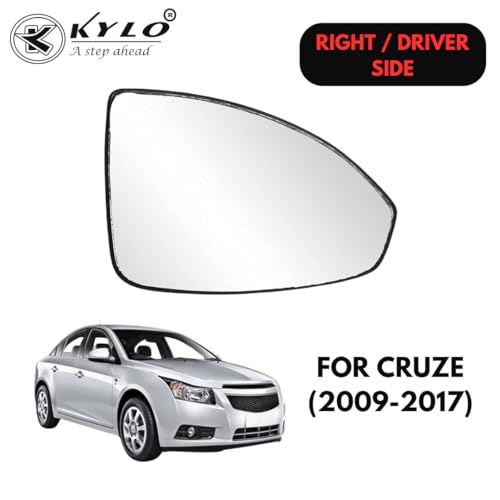 Image of Kylo Cruze (2009-2017) Driver Side (Right Side) Car Side Mirror Glass /Tukdi /Sub Mirror Plate