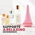 ROSELYNBOUTIQUE Ice Roller for Face & Gua Sha Facial Tools - Wrinkles Fine Lines Puffiness Massager Facial Skin Care Guasha Tools Self Care Gifts for Men Women (Pink)