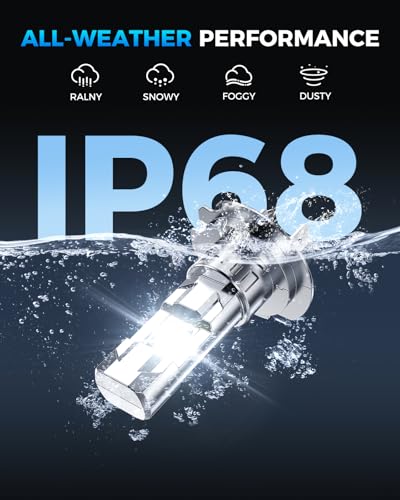 Image of Marsauto - H7 led lights for car- High-Performance H7 Led Bulb- 2 Bulbs | 1:1 Mini Size, 6500K Cool White, Plug and Play, IP68 Waterproof