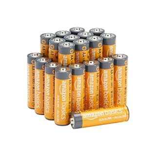 Amazon Basics, 20 batterie alcaline AA ad alte prestazioni, 1,5 Volt, durata di 10 anni