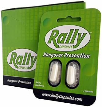 Rally for Hangovers (10 Travel Packets) | with Dihydromyricetin, Milk Thistle, and Electrolytes | 100% Money Back Guarentee