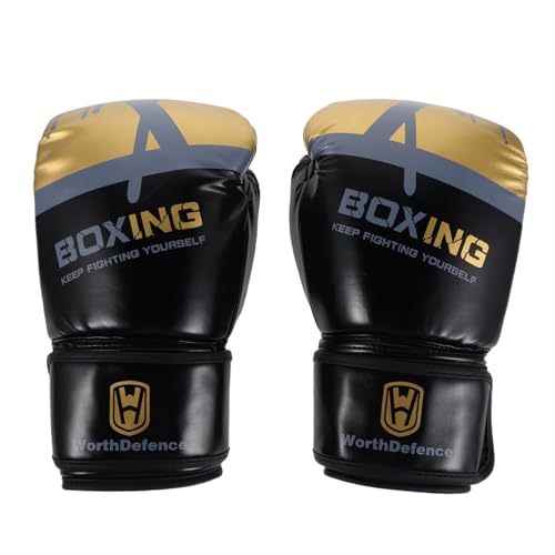 PRETYZOOM 大人用拳?手套 通気性製 キックボクシング グローブ スパーリング用 格闘技トレーニング ミット 手首保護 衝撃吸収パッド付き 武道