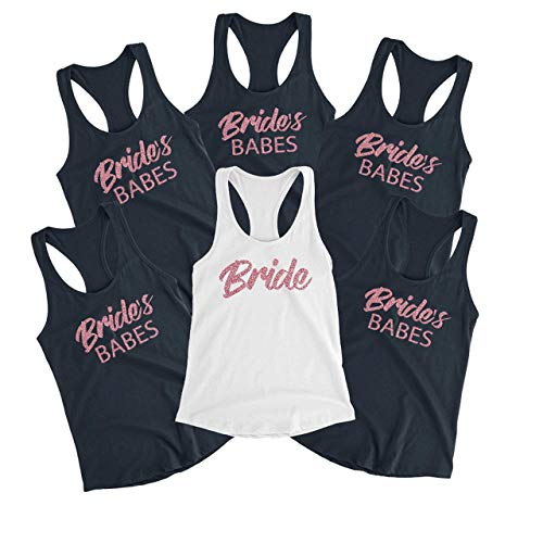 Bachelorette Party Shirts for Bridal Party, Bachelorette Party Shirts Rose Gold, Bachelorette Party Shirts Brides Babes, Maid Of Honor Shirt