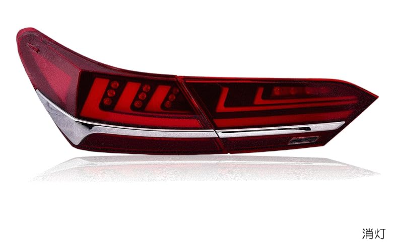 カムリ　LS風テールランプ Amazon | ZW カムリ LEDテールランプ 70系 スモーク レッド