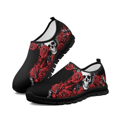 Image of Womens Slip On Walking Shoes Non Slip Loafer Breathable Holiday Travel Shoe Lightweight Casual Low Top Sneakers SizeUS 5.5-11.5