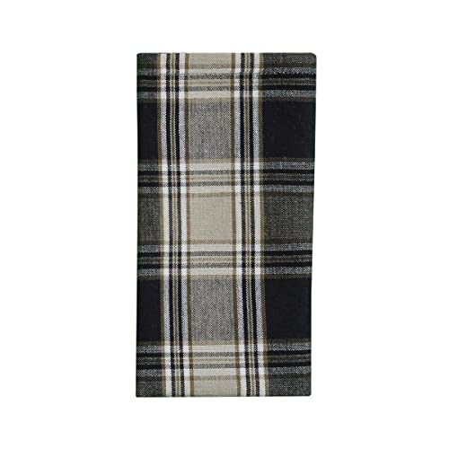 Set de 4 servilletas cuadradas gris de algodón miniatura 2