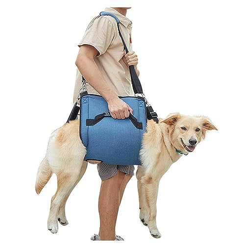 IUOUTG Arnés de elevación para Perros Grandes, Correas de elevación Transpirables para Perros Viejos, arnés de Cuerpo Completo, Chaleco Elevador para Perros Mayores Que suben y bajan escaleras