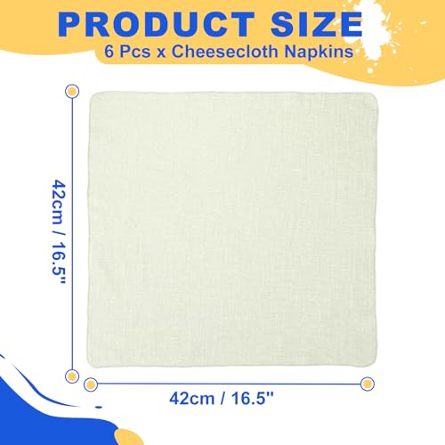 Servilletas de gasa de algodón gris claro para decorar tu mesa de comedor 3