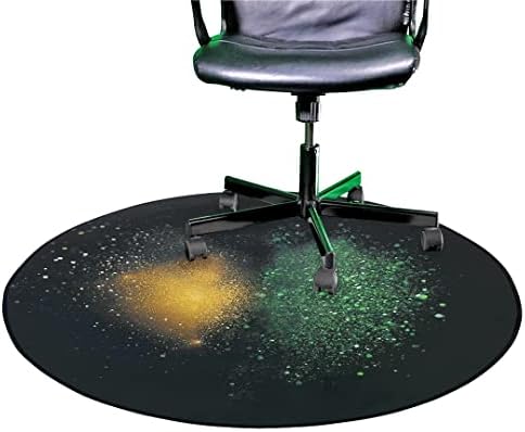 Luxury Large 115 x 115cm Gaming Office Computer Chair Mat for Hardwood Floors Carpet Wooden Floors Durable Non-slip Soft Floor Protector