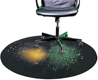 Luxury Large 115 x 115cm Gaming Office Computer Chair Mat for Hardwood Floors Carpet Wooden Floors Durable Non-slip Soft Floor Protector