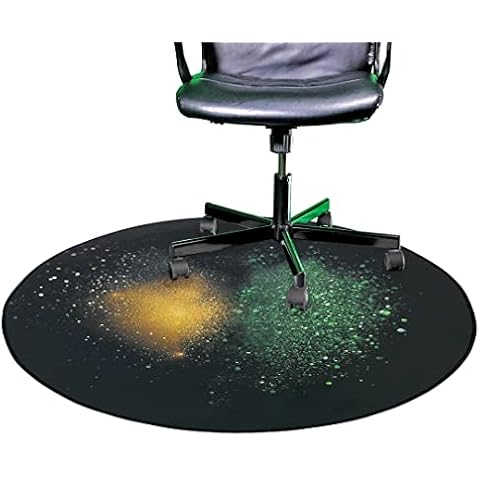 Luxury Large 115 x 115cm Gaming Office Computer Chair Mat for Hardwood Floors Carpet Wooden Floors Durable Non-slip Soft Floor Protector Cover