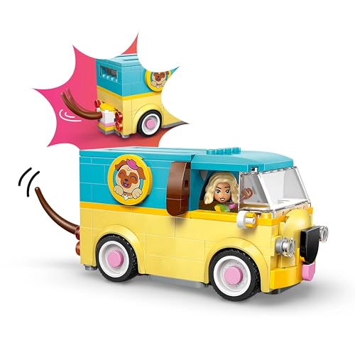 Image of LEGO Friends Pet Accessories Van Toy with 2 Minidolls - Kitten, Dog and Frog Animal Figures - 42678
